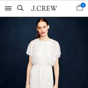 J.crew Collection Fringey beaded Shrug